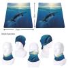 Dolphin In The Ocean Neck Gaiter UPF 50+ Sun Protection Face Mask Elastic Balaclavas Bandana Cooling Face Cover Scarf Cycling Neck Warmer Breathable Headwear for Men Women view 4