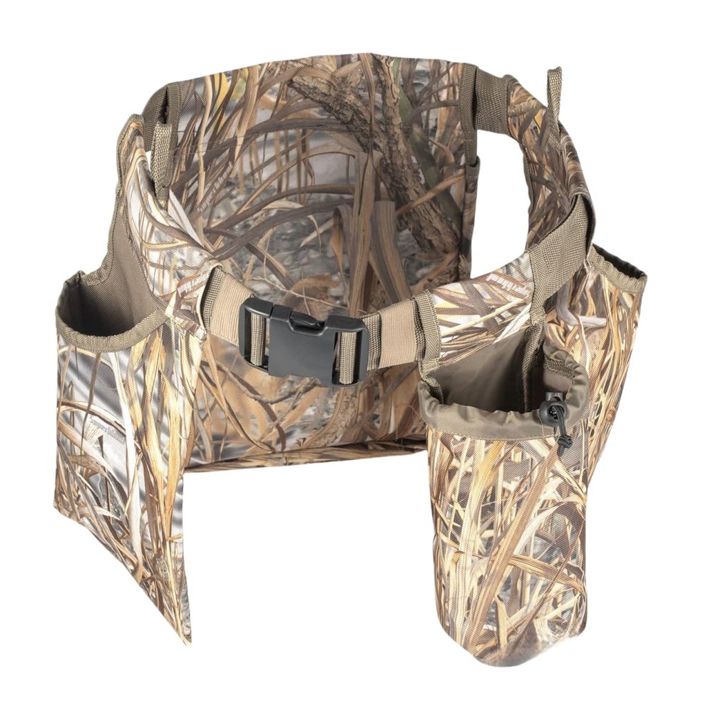 Adjustable Dove Hunting Belt with Game Bag, Shell Pouch & Bottle Holder for Shooting and Fishing
