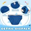JAHSIYI Boys Underwear Size 10-12 Briefs Age 11 12 Year Old Big Kids 100% Cotton Underpants Large Stretch Solid Plain Theme Undies Sz L Children Clothes view 4