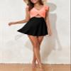 Aleumdr Women Cutout Ruffle One Piece Skirt Swimsuit V Neck Wrap Swimdress Tummy Control Bathing Suit Pink Black Large view 4