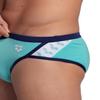 ARENA Men's Icons Swim Brief Solid MaxLife Athletic Swimwear Professional Training Swimsuit Trunk Sports Bathing Suit, Water/Navy, US Size 28 view 4