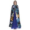 Cookies Food Chocolate Chips Biscuits Print Unisex Hooded Cape Halloween Carnival Vampire Cosplay Cloak Hooded Cloak Costume view 2