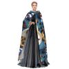 Cookies Food Chocolate Chips Biscuits Print Unisex Hooded Cape Halloween Carnival Vampire Cosplay Cloak Hooded Cloak Costume view 3
