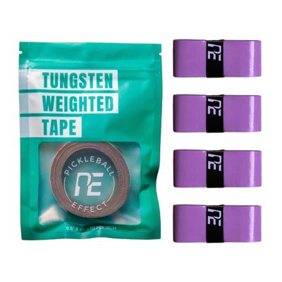 Pickleball Effect Weighted Tungsten Tape Plus Pickleball Paddle Grip Bundle