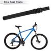 RATCHROLL 1 Pc Universal Bike Seat Posts Shock-Absorbing 28.6x300mm Bike Saddle Post Seat Tube Black Aluminum Alloy view 3