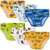 JAHSIYI Boys Underwear Size 10-12 Briefs Age 11 12 Year Old Big Kids 100% Cotton Underpants Large Stretch Tractor Theme Undies Sz L Children Clothes view 1