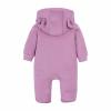 Newborn Bear Warmer Snowsuit Cotton Fleece Hooded Romper Jumpsuit Long Sleeve Xmas Clothes for Baby Girls Boys (Purple, 12-18 Months) view 4