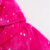 BTPEIHTD Kids Hooded Bathrobe Girls Soft Plush Hooded Flannel Pajamas Sleepwear Boys Spa Robe Rose Stars Dots 13-14 Years view 4