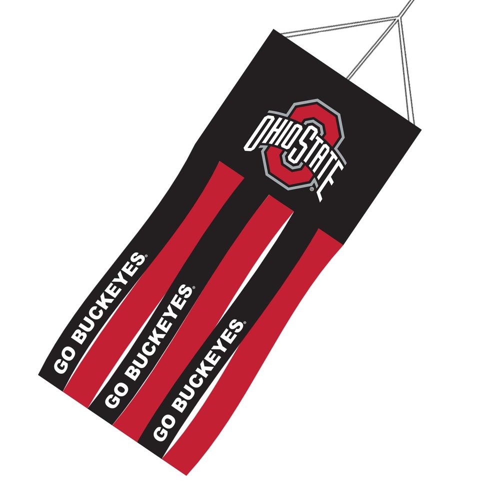 College Flags & Banners Co. Ohio State Buckeyes Windsock