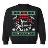 ALLNTRENDS Christmas Ugly Sweater Collection 2024 Cool Xmas Sweatshirts (3XL, You Serious Clark) view 1