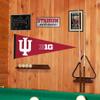 Indiana Hoosiers Big 10 Pennant Flag view 2