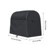 NineFit Basics Dumbbell Rack Dust Cover - Waterproof, Black, Polyester, Drawstring Closure, 40"L x 25"W x 35"H view 2