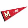 Maryland Terrapins Big 10 Pennant Flag view 1