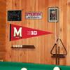 Maryland Terrapins Big 10 Pennant Flag view 2