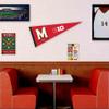 Maryland Terrapins Big 10 Pennant Flag view 3