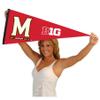 Maryland Terrapins Big 10 Pennant Flag view 4
