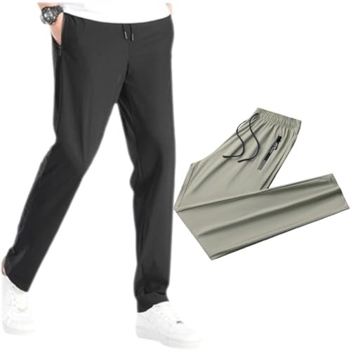 ComfysFit Stretch Active Pant,Womens Stretch Pants, Comfys Fit Women Quick Drying Pants (Khaki Flat-Leg,4X-Large)