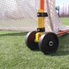 Lacrosse Goal Wheels - College Size (8" Wheels) - Easily Move Nets with Convienient Rolling Wheels - Hook-and-Loop Fastener Strap Attachement view 4