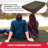 Military Wool Blanket - 80% Wool, Washable, Perfect for Outdoors, Camping, Picnic, Travel, Car & Bushcraft Emergency Blanket, 96" x 66", 5 lbs. - Olive Drab Green - Twin view 2