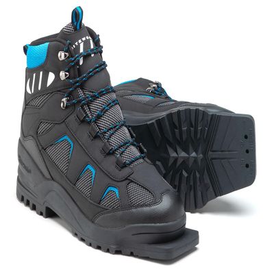 Whitewoods 2024 Unisex Adult 301 75mm XC Touring Cross Country Adventure Insulated Ski Boots, Black/Blue, 38