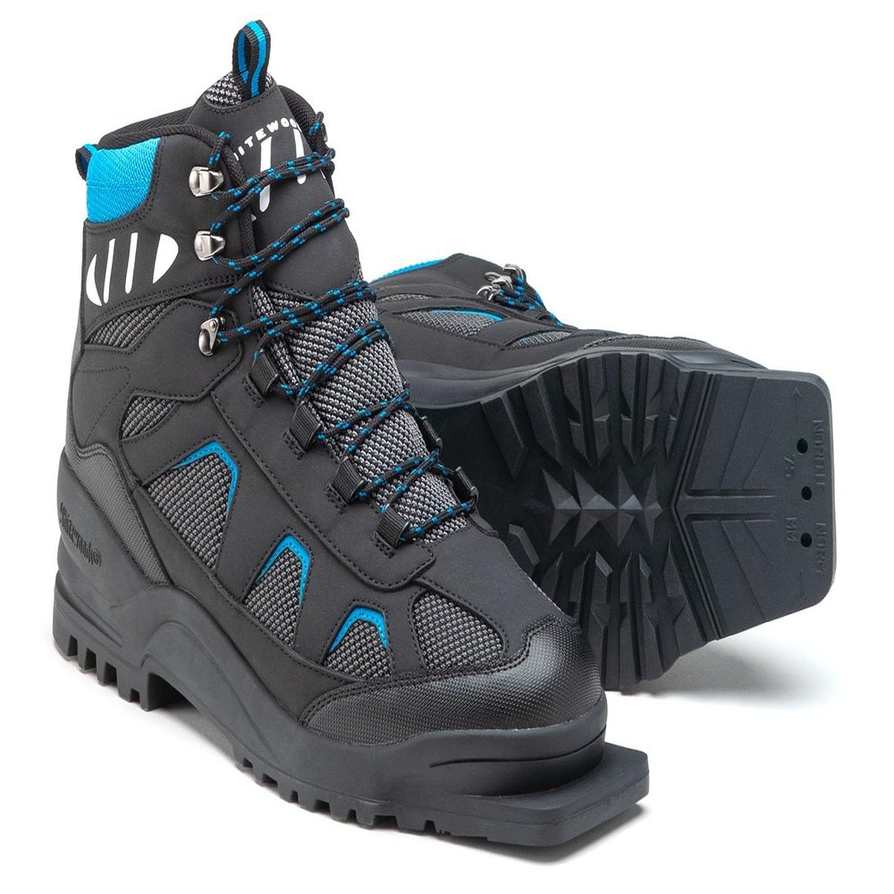 Whitewoods 2024 Unisex Adult 301 75mm XC Touring Cross Country Adventure Insulated Ski Boots, Black/Blue, 38