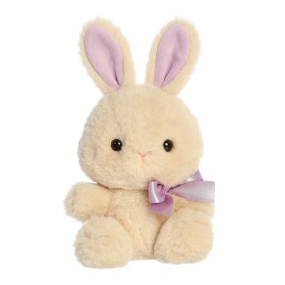 Aurora Vibrant Spring Bonny Bouquet Bunnies Stuffed Animal - Perfect for Pretend Play and Seasonal Storytelling - Adorable Decorations for The Season of Renewal - Pansy 8 Inches