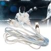 Alomejor Stainless Steel Plastic Clear Fencing Foil Body Wire with Excellent Conductivity and Durability for Epee Body Cord Competitions view 4