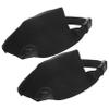 AOKWAWALIY 1 Pair Ski Boot Covers Foot Warmers Ski Gloves Snow Boot Cover Windproof Shoes Protectors Boots Covers for Climbing Skiing Warmers Toe Caps Practical Overshoes Fabric Black view 1