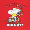 Peanuts Christmas Pajamas Toddler Sleeper Snoopy Merry & Bright Holiday AOP Sherpa Fleece Pajama 2-Piece Pajama Set (2T) view 4