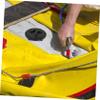 BRIGHTFUFU 1set Non-Skid Kayak Hatch Cover Round Seal for Boats Yachts Inspection Cover for Rvs and Use Convenient Design for Easy Access view 2