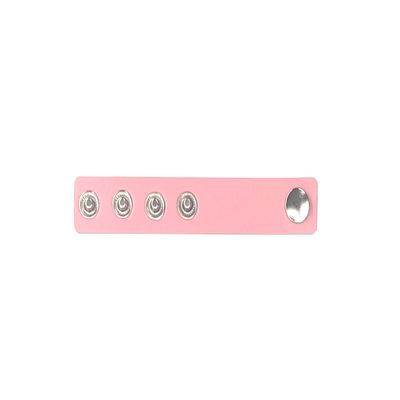 Choker Extension with Snaps to Make Choker 0.5-4 Inches Longer (Pink, Mini 10mm Snap)