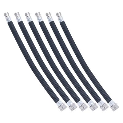 BESPORTBLE 6pcs Bicycle Pump Extension Hose Portable Air Pump Attachments for Easy Inflation Compatible with Road and Mountain Bikes Lightweight and Comfortable Design