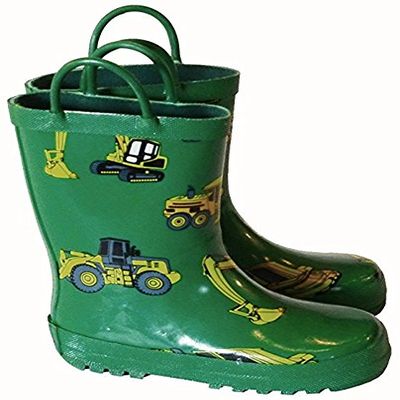 Childrens Camping Rain Boot - Green - Size 12