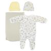 Bambini NC-0969S Unisex Newborn Baby 5 Piece Layette Sets, Yellow view 1