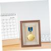 BCOATH Football Medal Display Case Decorative Frame for Sports Medals Awards and Achievements and Versatile Storage for Runners and Athletes view 3