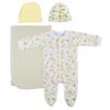 Bambini NC-0973L Unisex Newborn Baby 5 Piece Layette Sets, Yellow view 1