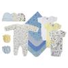 Bambini NC-0523S Baby Boy 13 Piece Layette Sets White & Blue - Small view 1