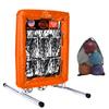 Anytime Baseball Pitching Net with Strike Zone | The No Hitter Net 9 Square Pitching Aid | Strike Zone Target for Baseball & Softball Training (Orange) view 1