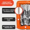 Anytime Baseball Pitching Net with Strike Zone | The No Hitter Net 9 Square Pitching Aid | Strike Zone Target for Baseball & Softball Training (Orange) view 4