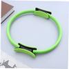 NAMOARLY Yoga Circle Resistance Ring for Balance and Flexibility Fitness Accessory for All Levels for Strengthening Thighs Arms and Core Green view 2