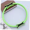 NAMOARLY Yoga Circle Resistance Ring for Balance and Flexibility Fitness Accessory for All Levels for Strengthening Thighs Arms and Core Green view 4