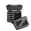 Pelican Vault v200-2 Pistol Case for Glock Handguns with 4 Magazine Wells - Pre-Cut Foam Handgun Case (Black) view 2