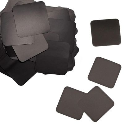 Adabele 100pcs 1 Inch Anti Tarnish Poly Tabs Strips Black for Jewelry Storage Care Metal Tarnish Prevention JK-AT1