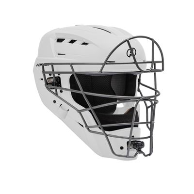 Force3 Pro Gear Defender XS3 Catchers Helmet Matte (White/Graphite, Small)