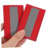 LALAFINA 2Pcs Clothes Reflective Adhesive Patch for Night Use Red Cloth view 4