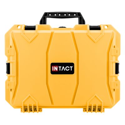 Eylar 18" Intact Series of Stacker Hard Gear Case with Foam (Yellow)