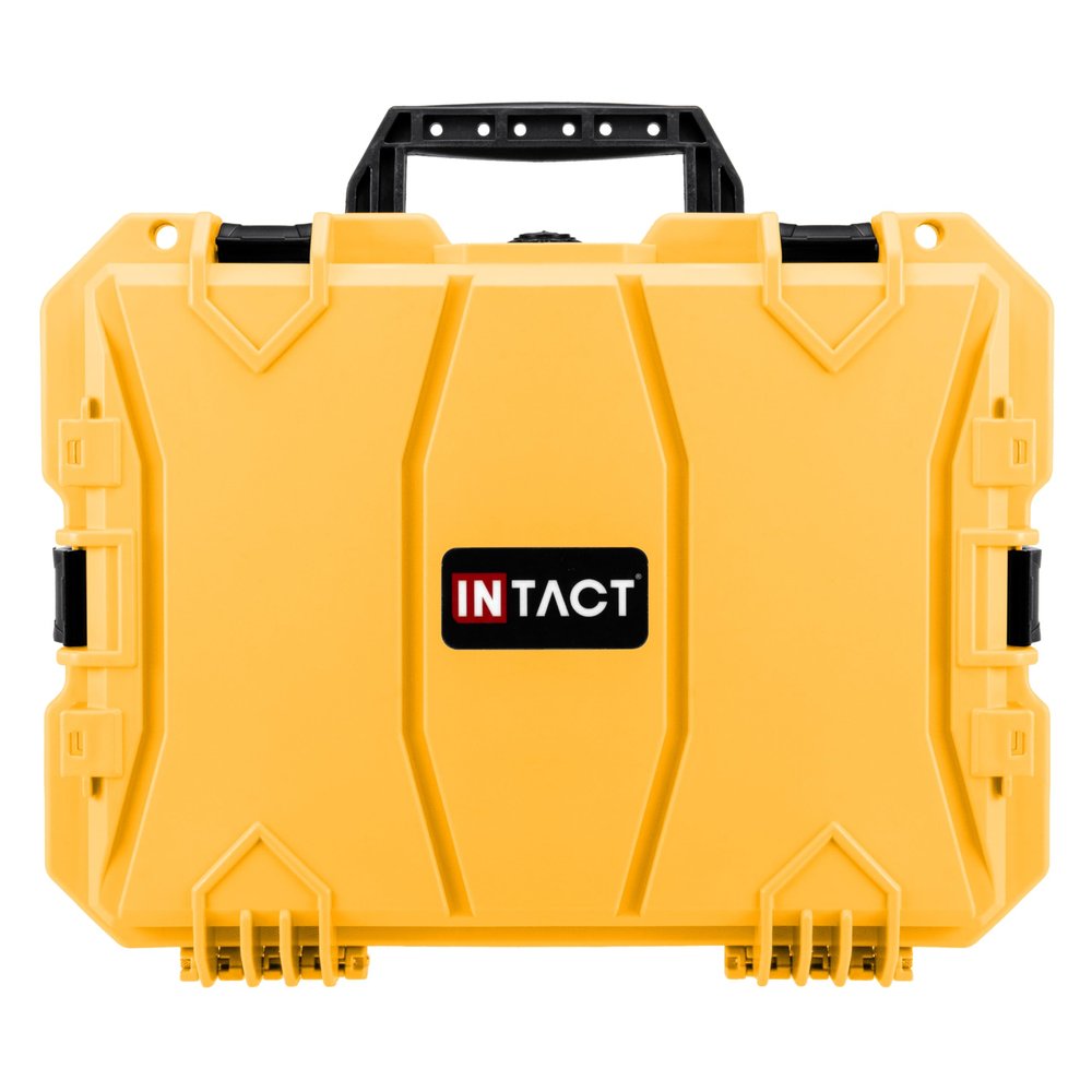 Eylar 18" Intact Series of Stacker Hard Gear Case with Foam (Yellow)