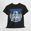 Jesus Saves Goaltender Goalie Hockey Funny Unisex Heavy Cotton Tee Black view 3