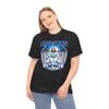 Jesus Saves Goaltender Goalie Hockey Funny Unisex Heavy Cotton Tee Black view 4