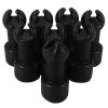 HANABASS 8pcs Trampoline Spare Parts Plastic Trampoline Pole Caps Rod Covers Professional Rod Covers for Enclosure view 1